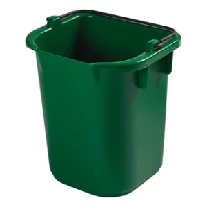 5-Quart Pail for Cleaning Carts Green