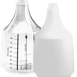 Clear PET Mega Round Bottles 36 oz