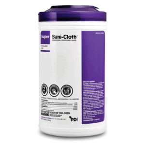 Super Sani-Cloth Germicidal Disposable Wipe (55% alcohol)