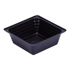 Atrium 5 oz Black Deep OVS Tray 15 mil