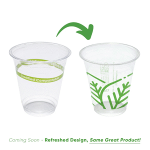 12 oz Clear PLA Compostable Cups