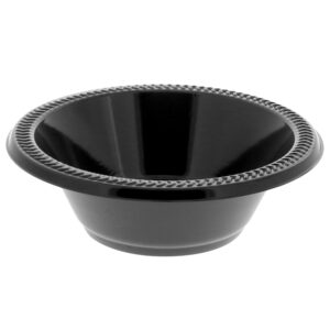 12 oz Meadoware Impact Plastic Bowl Black