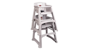 Sturdy Chair High Chair w/o Wheels Platinum