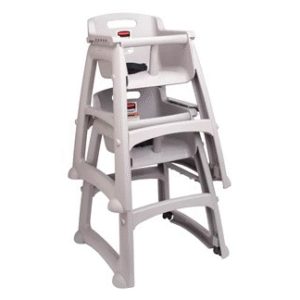 Sturdy Chair High Chair w/o Wheels Platinum
