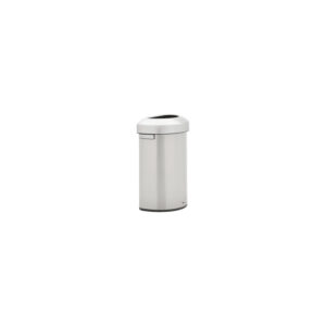 Refine 16 Gal Half Round Stainless Steel Can