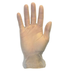 Powder Free Clear Vinyl Gloves Medium