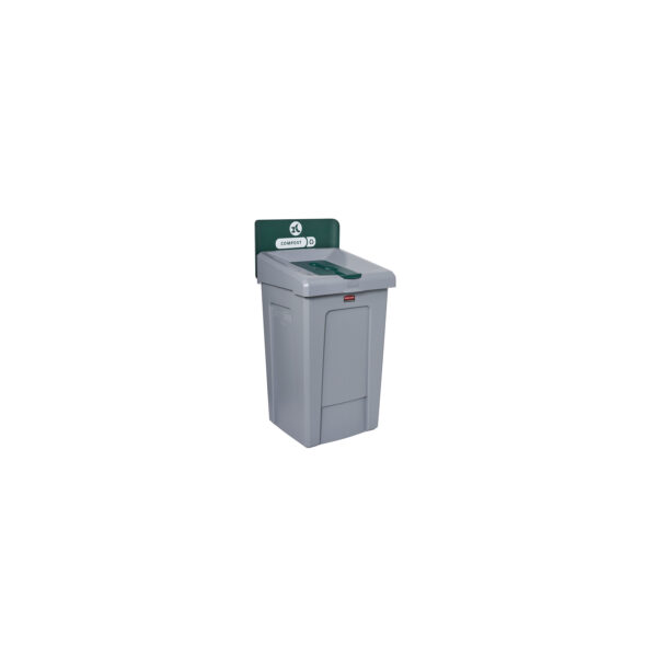 Slim Jim Recycling Station 1-Stream Landfill 33 Gallon Green