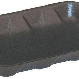 4D Black Supermarket Tray 8.625" x 6.562" x 1.272"
