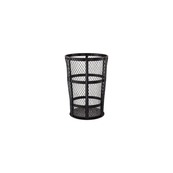 Street Basket - 45 Gallon Black