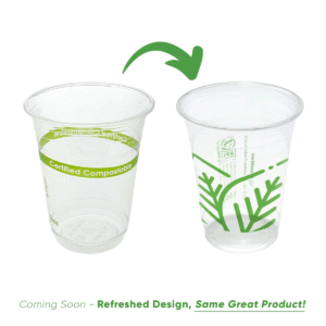 Compostable Cold Cup PLA 16 oz Clear