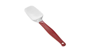 High-Heat Spoon Scraper Red Handle / White Spoon 9.5"