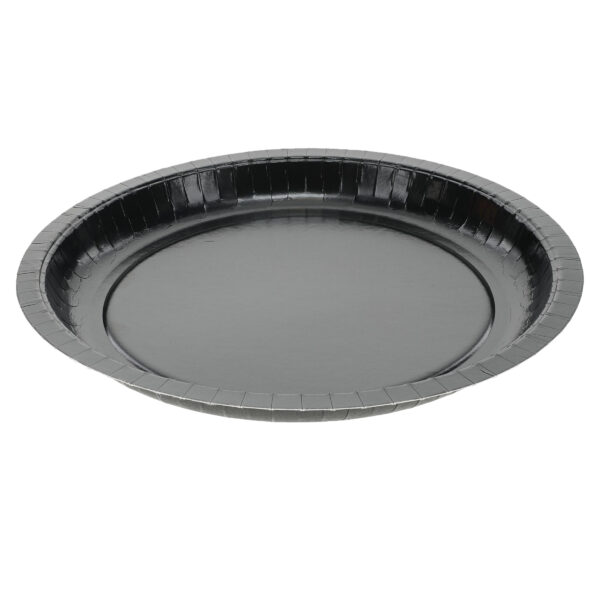 8" Ovenable Pizza Tray Black PFAS Free