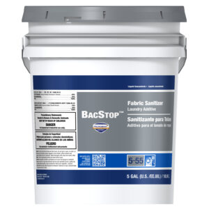 Bacstop Pro Fabric Sanitizer 5 Gallon Laundry Additive