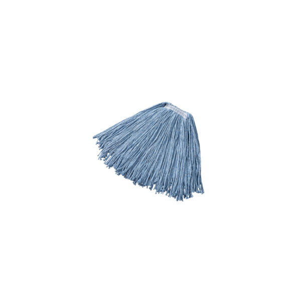 20 oz Dura Pro Cut-End Blend Blue Wet Mop 1" Headband