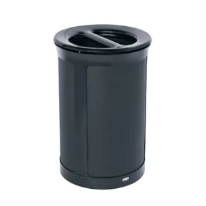 Enhance Round Dual Stream 23 Gal Jet Black Metallic Garb. Can