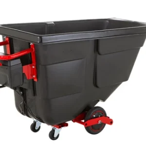 Motorized Rotomolded Tilt Truck 1/2 Cubic Yard, Black