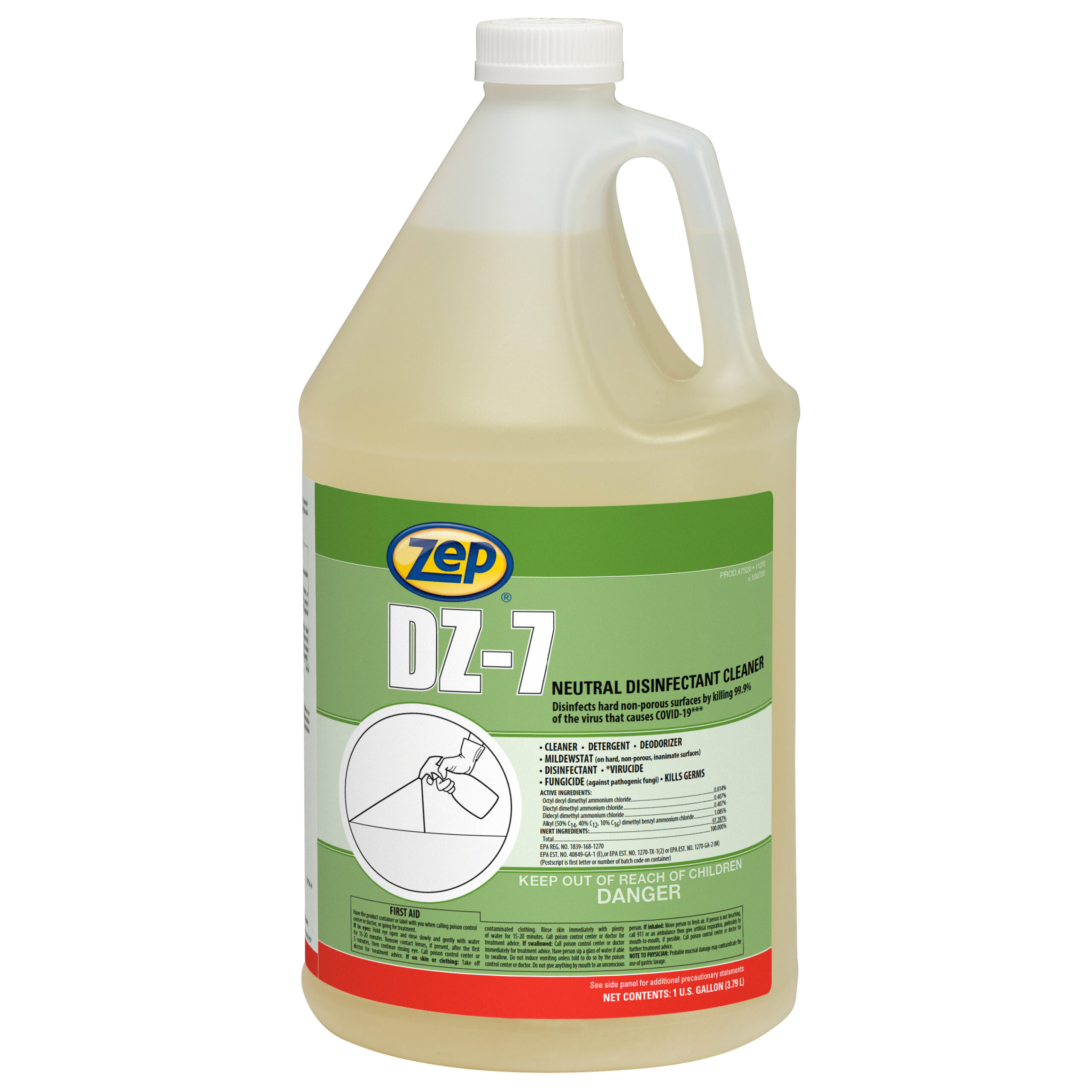 DZ-7 Neutral Disinfectant Cleaner 1 Gallon