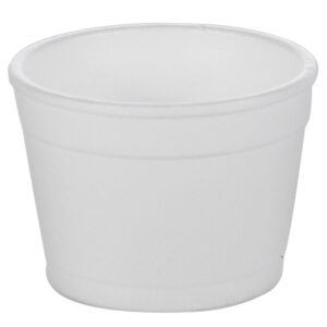 F4 Hot/Cold Food Container Vio 4 oz , White