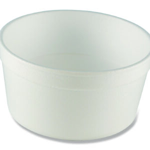F8 Hot/Cold Food Container Vio 8 oz , White