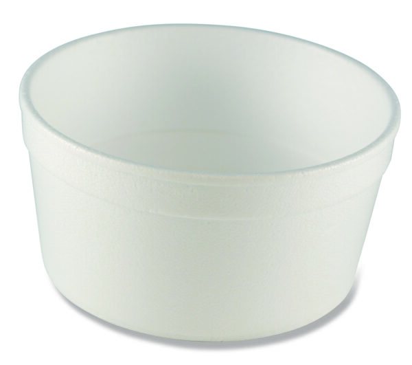 F8M Hot/Cold Squat Container Vio 8 oz , White
