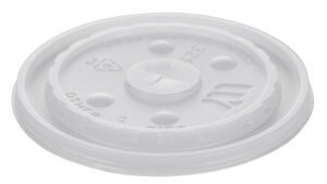 L32S Lid Straw Slotted Vio 32 - 44 oz , Translucent