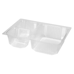 Atrium 3 Cell Lunch Tray OPS Clear