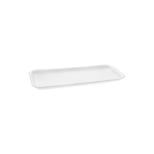 #10S White Foam Supermarket Tray 10.75" x 5.7" x 0.65"
