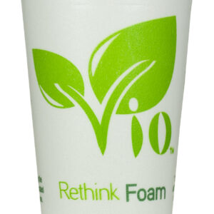 C2022Vio Vio Foam Cup White / Green 20 oz