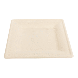 Molded Fiber Square Plates 10" , NPFA