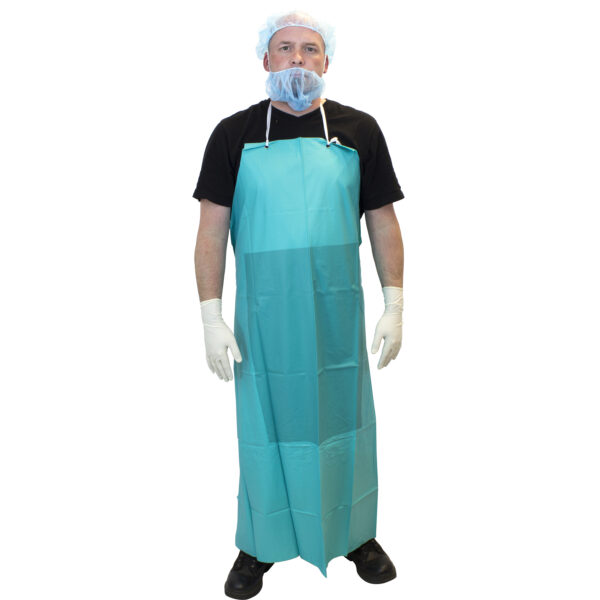 Vinyl Apron Green Latex Free 36" x 50"