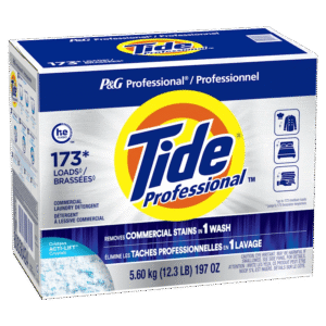 Tide Prof Laundry Detergent 9.5 LT, 155/173 Load Powder Compact
