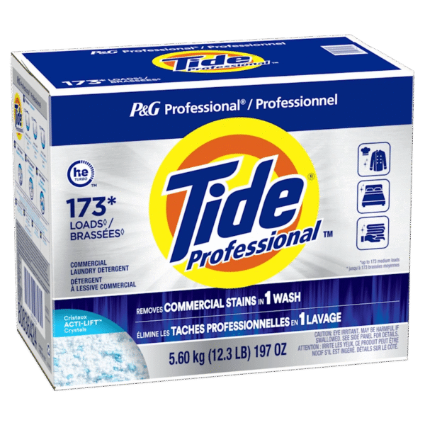 Tide Prof Laundry Detergent 9.5 LT, 155/173 Load Powder Compact