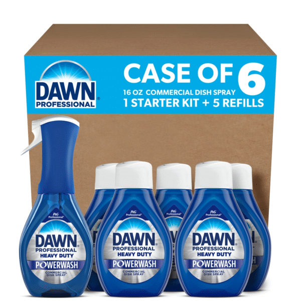 DAWN Prof Fresh Hand Dish Soap 16oz 1 Spray Bottle + 5 Refill Powerwash