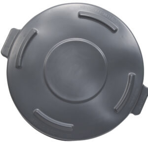 Lid For Round Waste Receptacle 32 Gallon , Gray