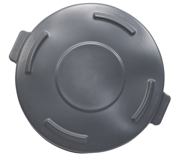 Lid For Round Waste Receptacle 32 Gallon , Gray