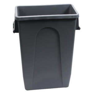 Tight Fit Waste Receptacle 23 Gallon, Grey , Polypropylene