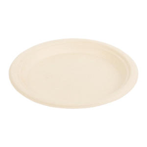 9" Molded Round Plates Natural, Fiber NPFA