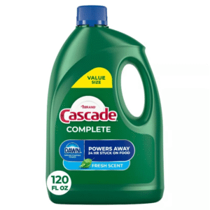 Cascade Gel Dishwasher Detergent 120 oz , Fresh Scent