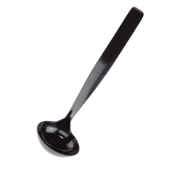 CaterLine Serving Utensil - Ladle 1.25 fl oz , Black , Polystyrene #6