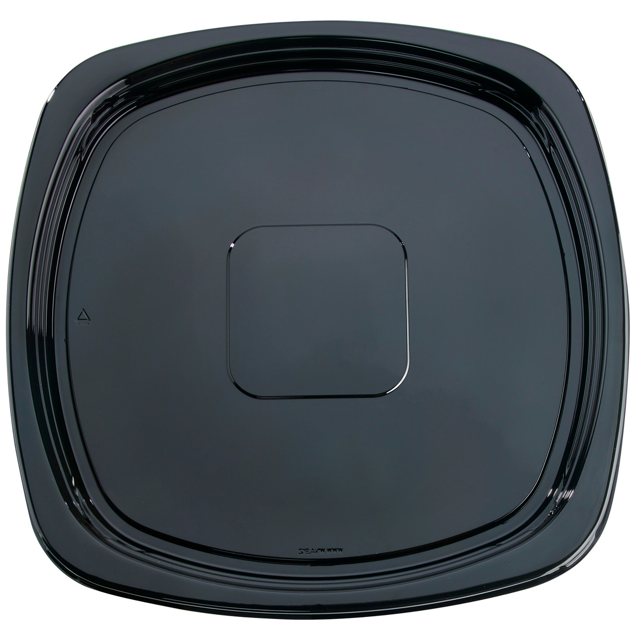 Contours Square Tray 17" , Black