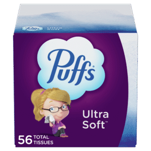 Puffs Ultra Soft Facial Tissue Pull-Up Box 56 Tissues Per Box