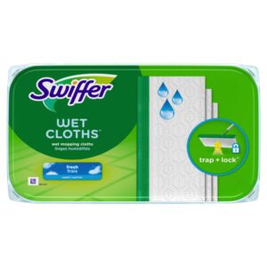 Swiffer Sweeper Wet Mopping Cloths 12 Count , Refills , Fresh Scent