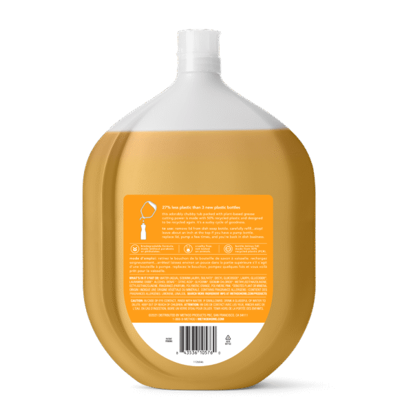 Method Dish Soap Refill 3X 54 oz , Clementine