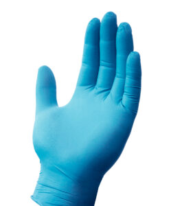Powder Free Blue Nitrile Gloves Latex Free Small