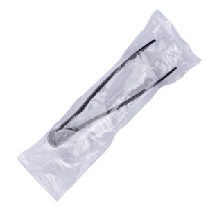 EcoSense Small Serving Tong Black 6.5" Polypropylene Wrapped