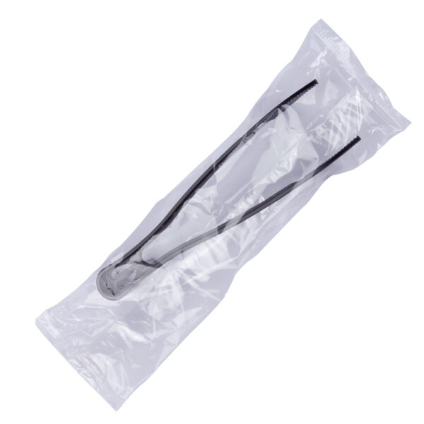 EcoSense Small Serving Tong Black 6.5" Polypropylene Wrapped