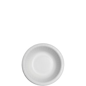 Paper Bowl 12 oz , White , Compostable