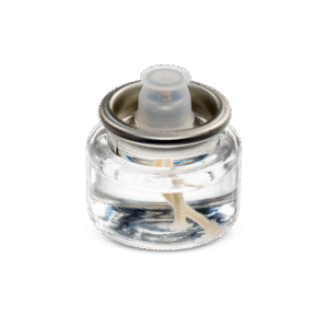 LeoLight 8 Hour LiquidLight Clear Oil Candles , Round Bottom