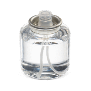 LeoLight 25 Hour LiquidLight Clear Oil Candles , Round Bottom