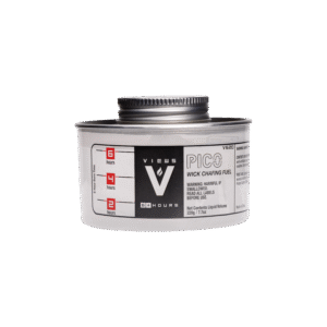 LeoLight 6 Hour View Clear Can Screw Top Wick Chafing Fuel , Black